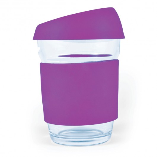 Glass Coffee Cups purple